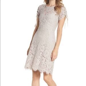 SAM EDELMAN NWT Camellia Ruched Lace Dress US 0